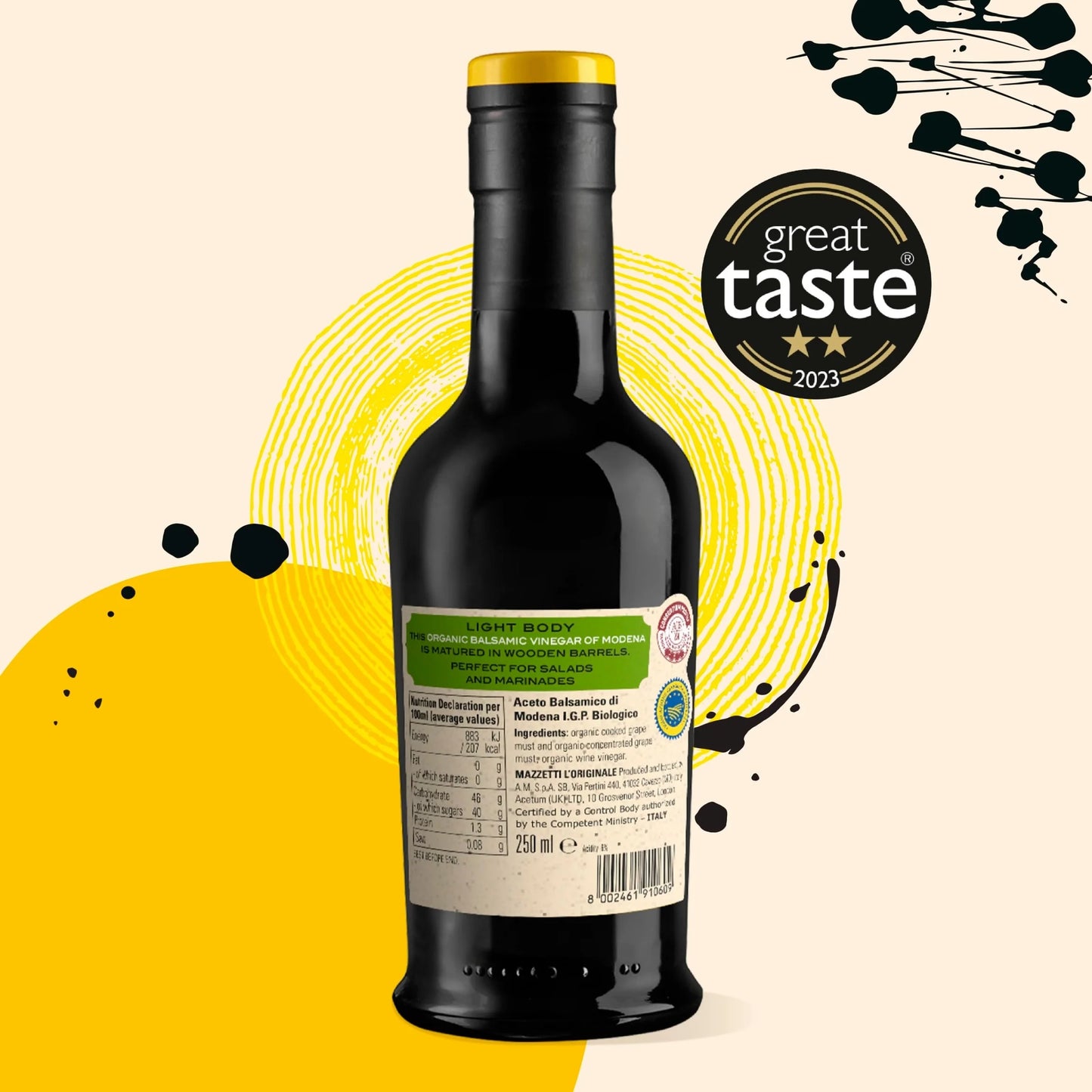 Organic Balsamic Vinegar Of Modena by Mazzetti