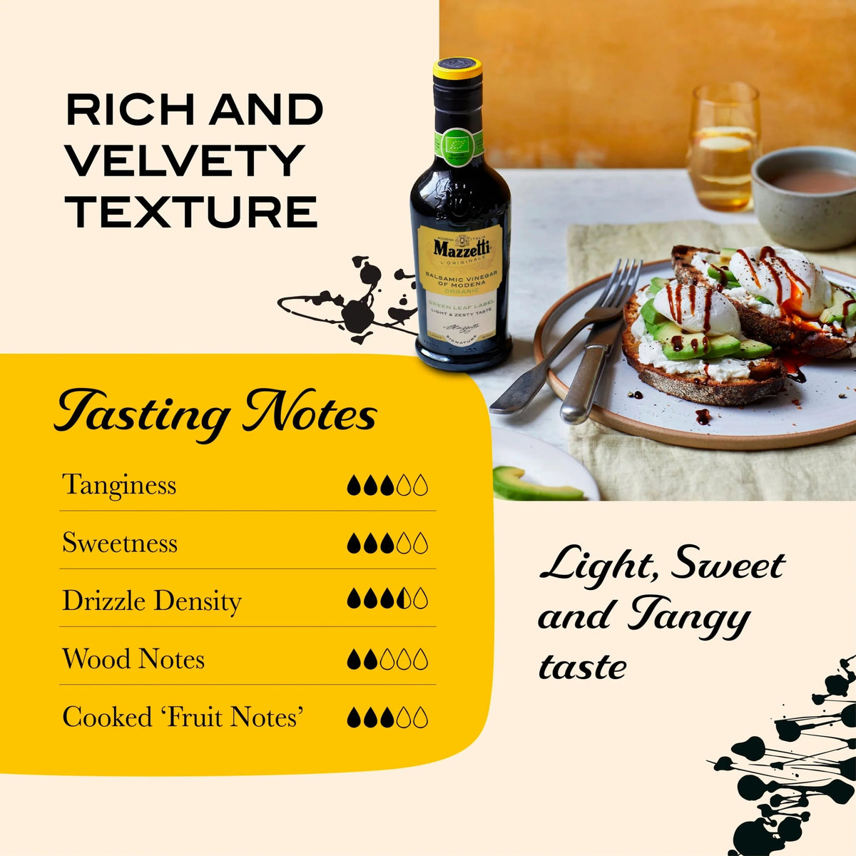 Organic Balsamic Vinegar Of Modena by Mazzetti