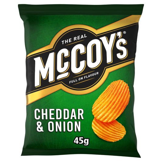 Cheddar & Onion Grab Bag Crisps 45g by McCOY'S
