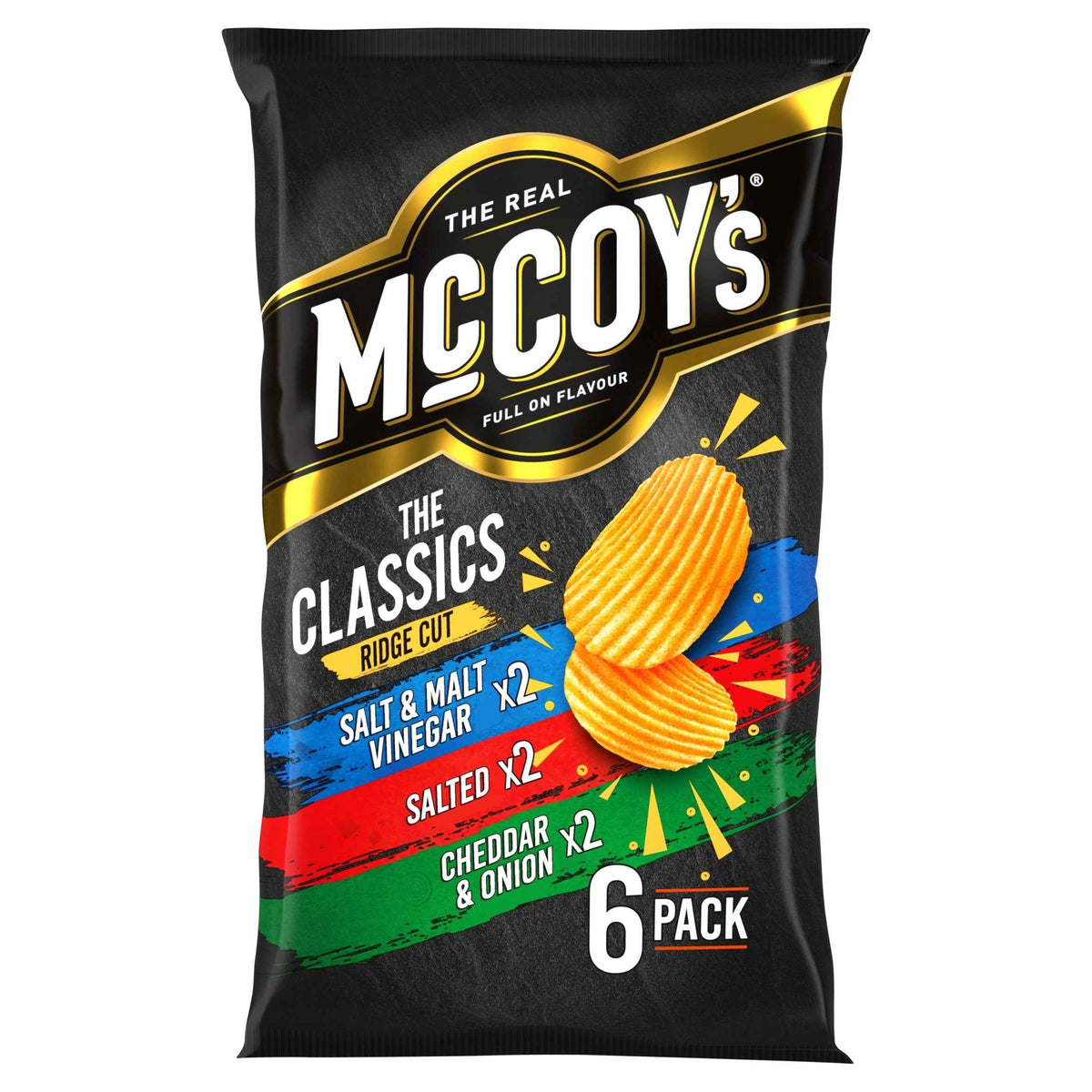 Classic Variety Multipack Crisps 6x25g by McCOY'S