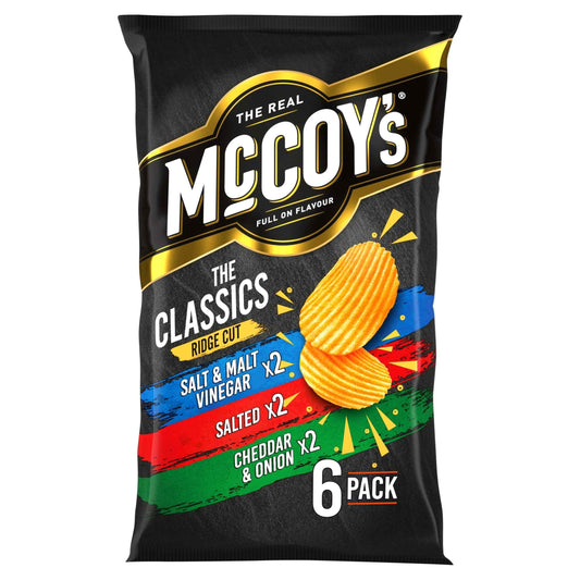 Classic Variety Multipack Crisps 6x25g by McCOY'S