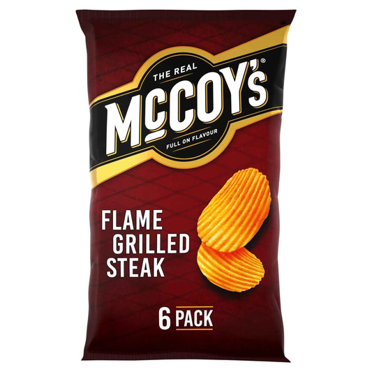 Flame Grilled Steak Multipack Crisps by McCOY'S