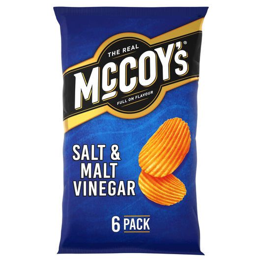 Salt & Malt Vinegar Multipack Crisps by McCOY'S