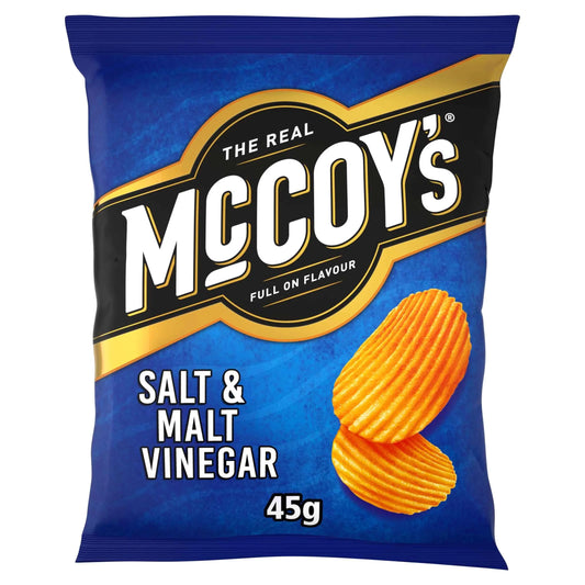 Salt & Vinegar Grab Bag Crisps 45g by McCOY'S