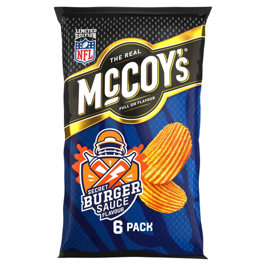 Secret Burger Sauce Multipack Crisps by McCOY'S