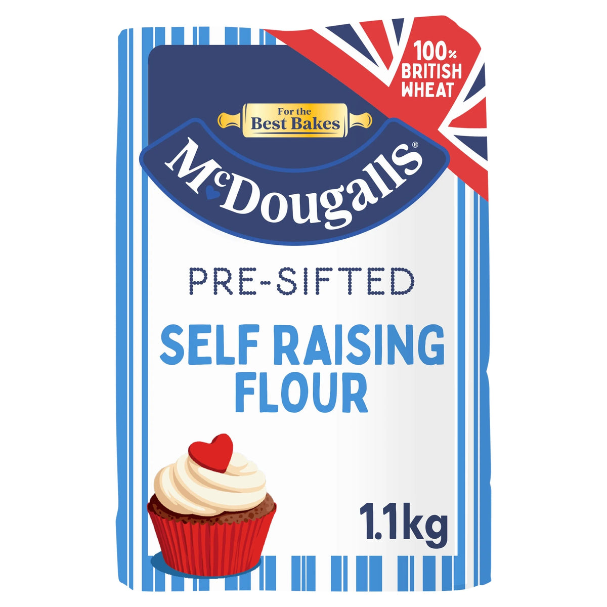 Pre-sifted Self Raising Flour 1.1kg by MCDOUGALLS