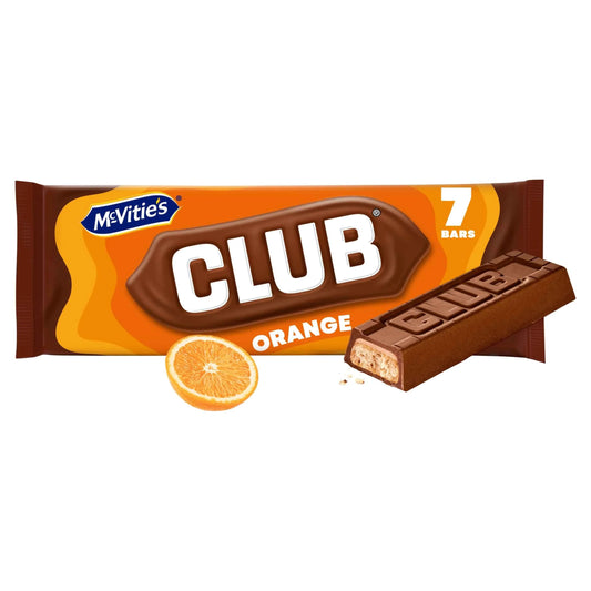 Club Orange Biscuit Bars 7x22g by McVitie's