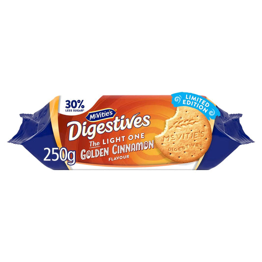 Digestives Light One Cinnamon Flavour 250g by McVitie's