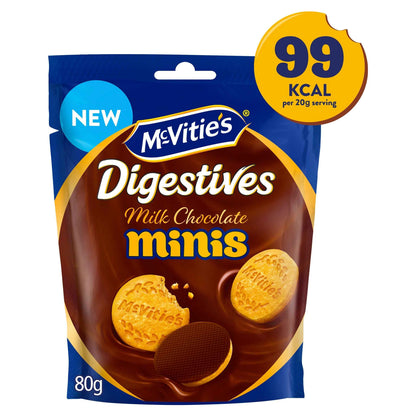 Digestives Milk Chocolate Minis 80g by McVitie's
