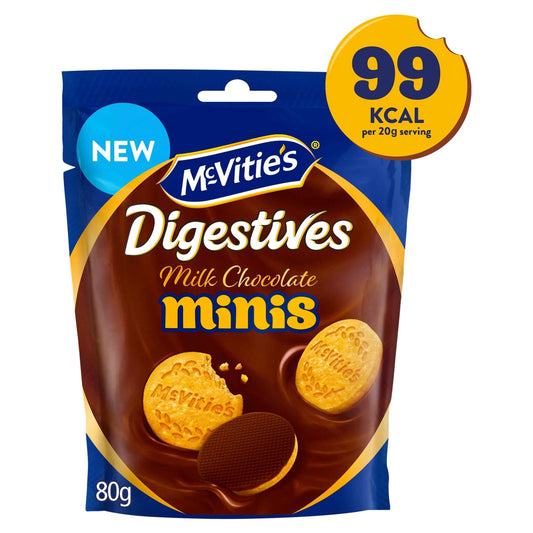 Digestives Milk Chocolate Minis 80g by McVitie's