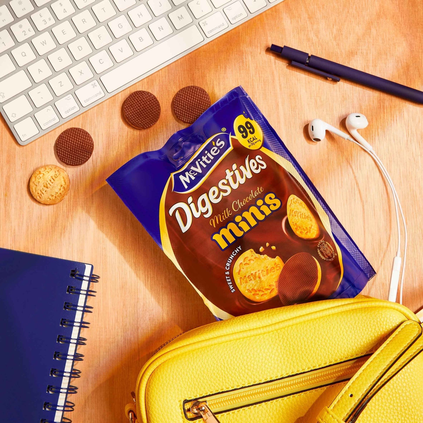 Digestives Milk Chocolate Minis 80g by McVitie's