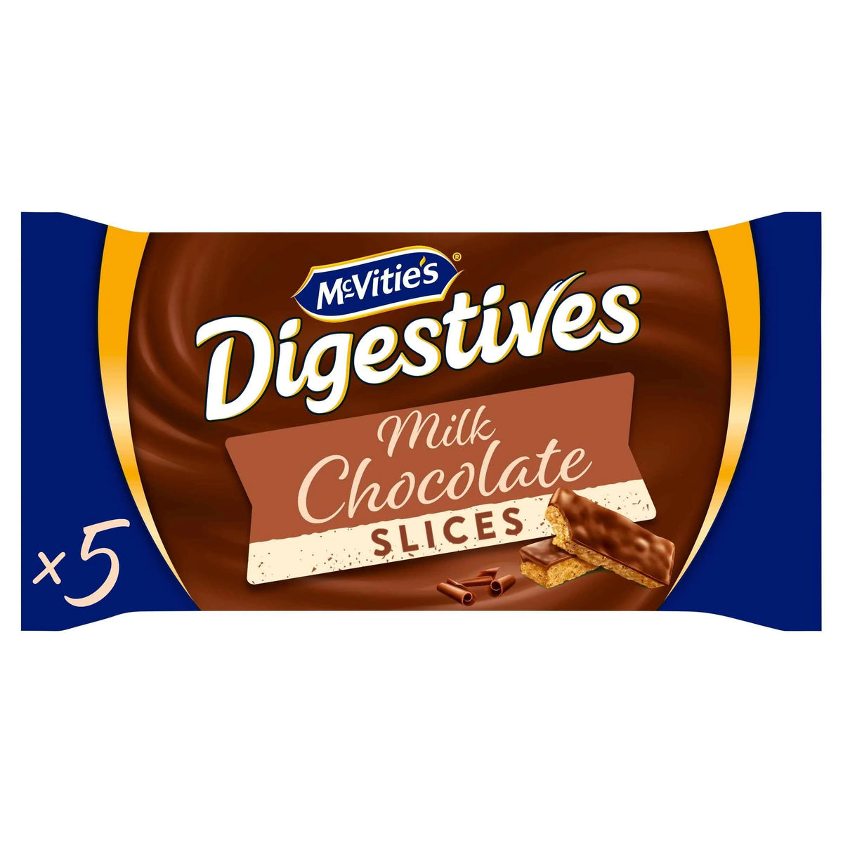 Digestives Milk Chocolate Slices 5 by McVitie's