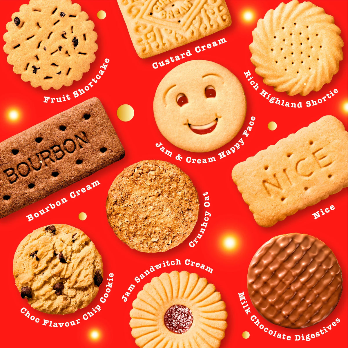 Family Circle 10 Biscuits 400g by McVitie's at The British Vault