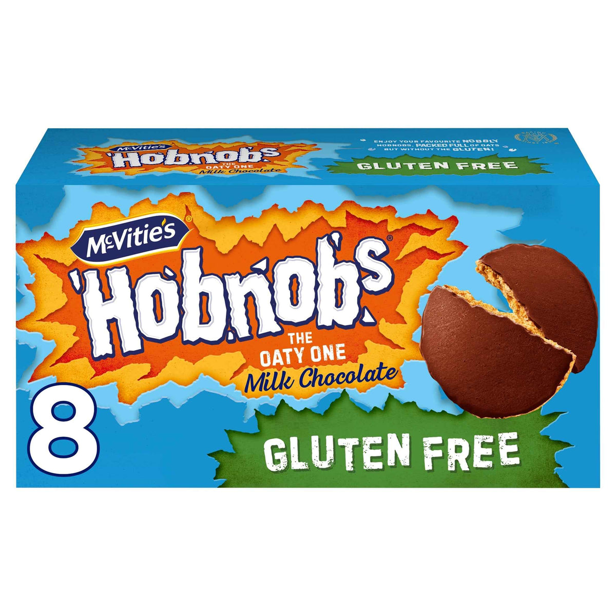 Mcvitie's Gluten Free Milk Chocolate HOBNOBS (150g)