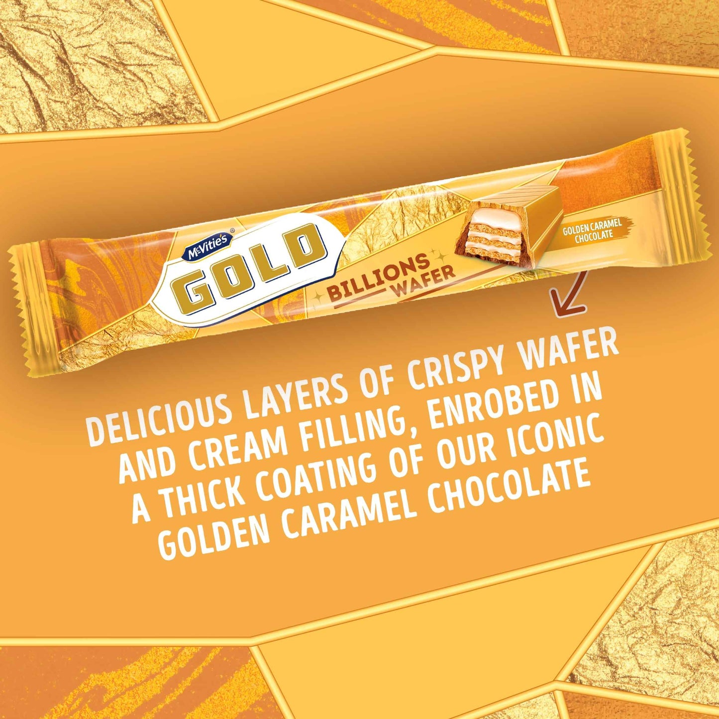 Gold Billions Wafer - Golden by McVitie's