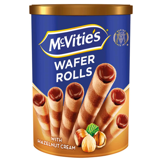 Mcvitie’s Hazelnut Wafer Rolls 170g by McVitie's