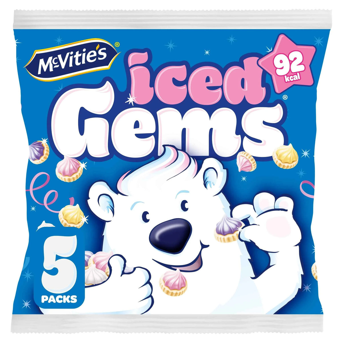 Iced Gems Biscuits Multipack 5 X 23g by McVitie's