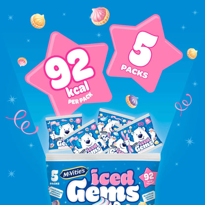 Iced Gems Biscuits Multipack 5 X 23g by McVitie's
