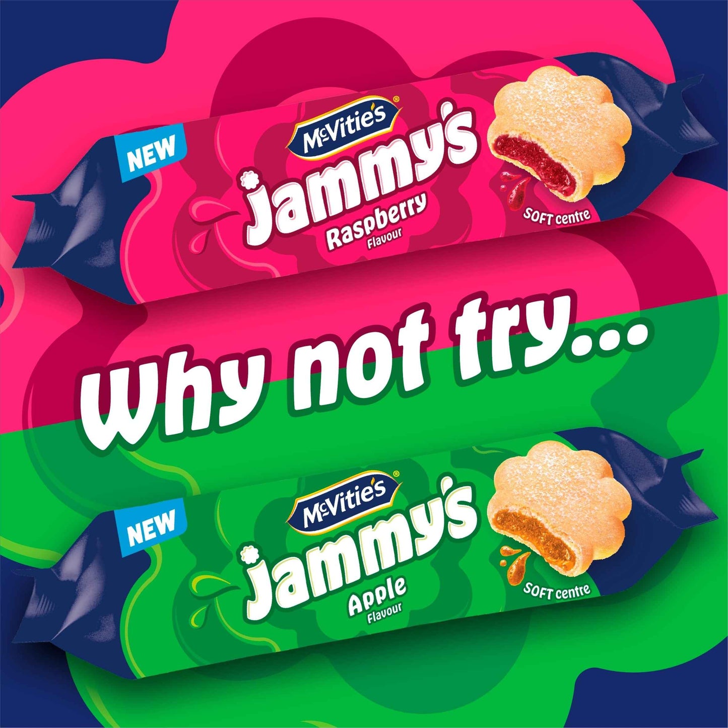 Jammy's Raspberry Biscuits 136.5g by McVitie's