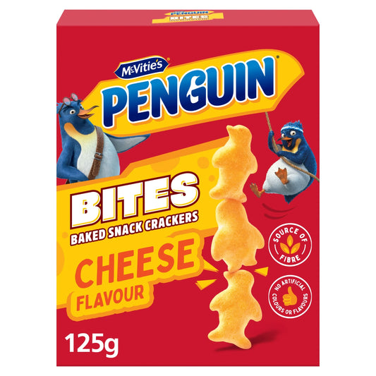 Penguin Bites Baked Crackers Cheese by McVitie's