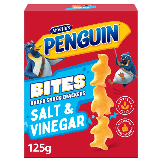 Penguin Bites Salt & Vinegar 125g by McVitie's
