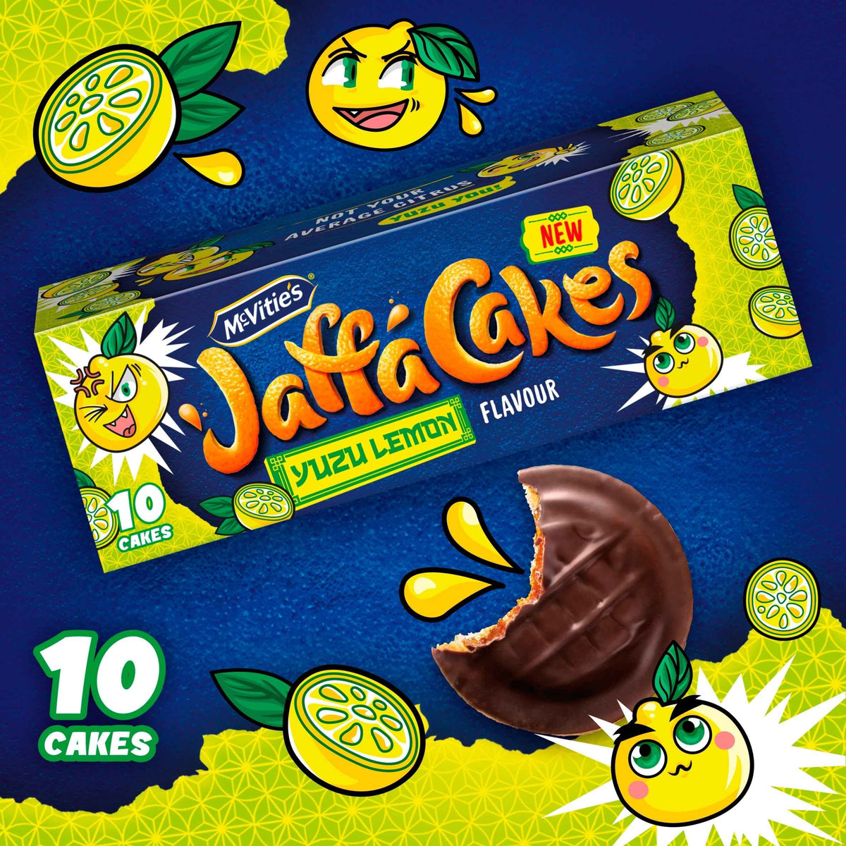 Mcvities Jaffa Cake Yuzu Lemon 10 Cakes by McVitie's