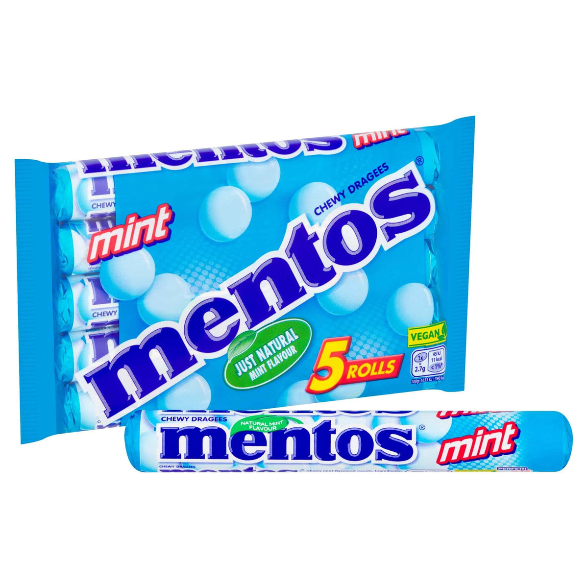 Mint Chewy Sweets 5 X 38g by MENTOS