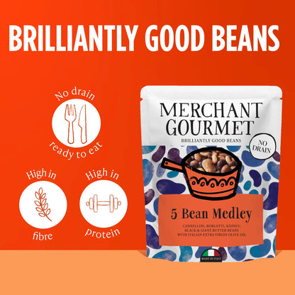 5 Bean Medley 240g by MERCHANT GOURMET