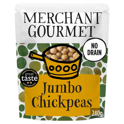 Jumbo Chickpeas 240g by MERCHANT GOURMET