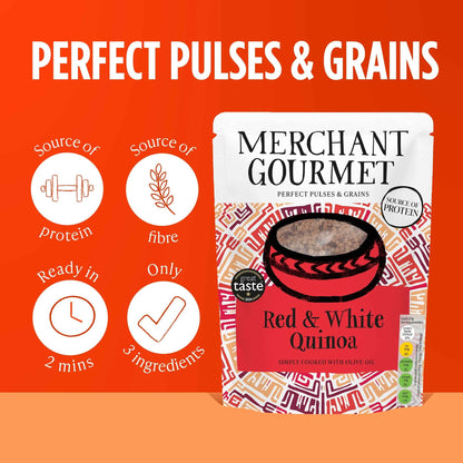 Red & White Quinoa 250g by MERCHANT GOURMET