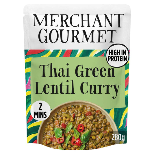 Thai Green Lentil Curry 280g by MERCHANT GOURMET