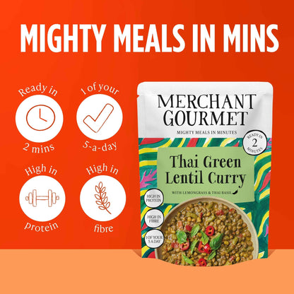 Thai Green Lentil Curry 280g by MERCHANT GOURMET