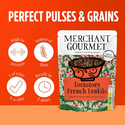 Tomatoey Puy & Green Lentils by MERCHANT GOURMET