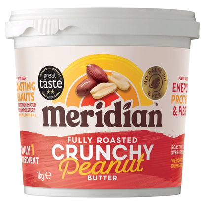 Crunchy Peanut Butter 1kg by MERIDIAN