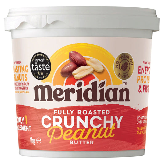 Crunchy Peanut Butter 1kg by MERIDIAN