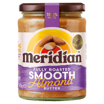 Smooth Almond Butter 470g by MERIDIAN