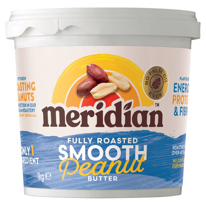 Smooth Peanut Butter 1kg by MERIDIAN