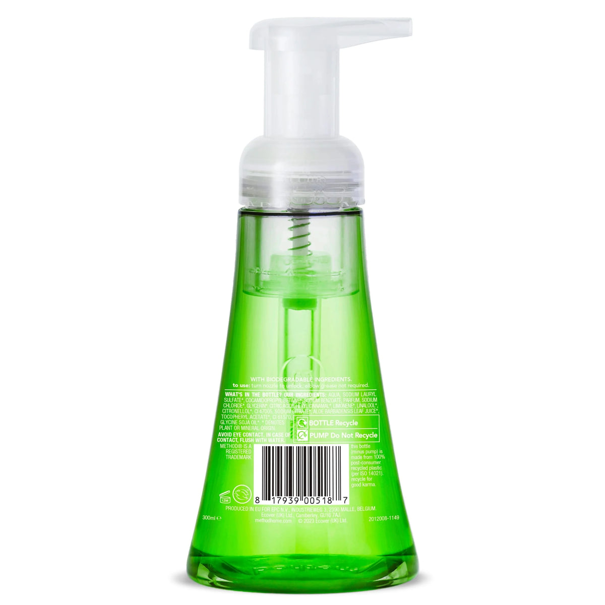 Foaming Handwash Green Tea 300ml by METHOD