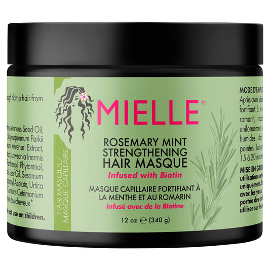 Rosemary Mint Strengthening Hair Masque 340g by MIELLE