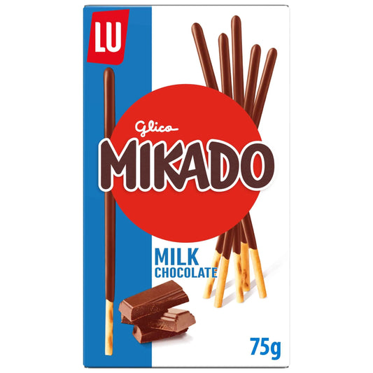 Milk Chocolate Biscuits 75g by MIKADO