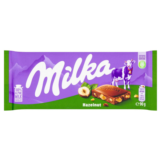 Hazlenut Bar 90g by MILKA