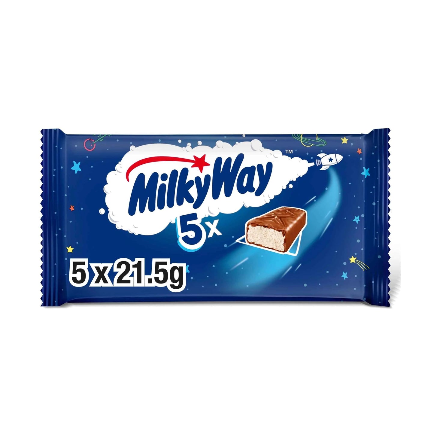 Milky Way Milk Chocolate Bars 5 X 21.5g by MILKYWAY