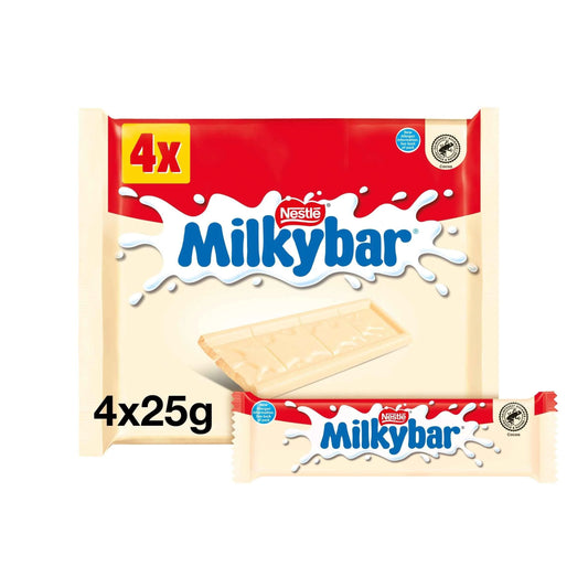 White Medium Multipack 4 X 25g by MILKYBAR