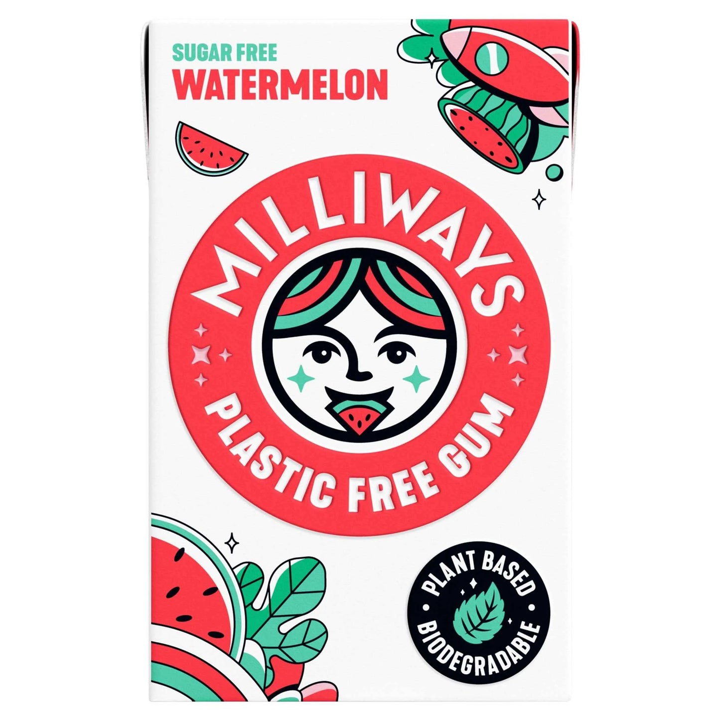 Super Natural Gum Watermelon 19g by MILLIWAYS