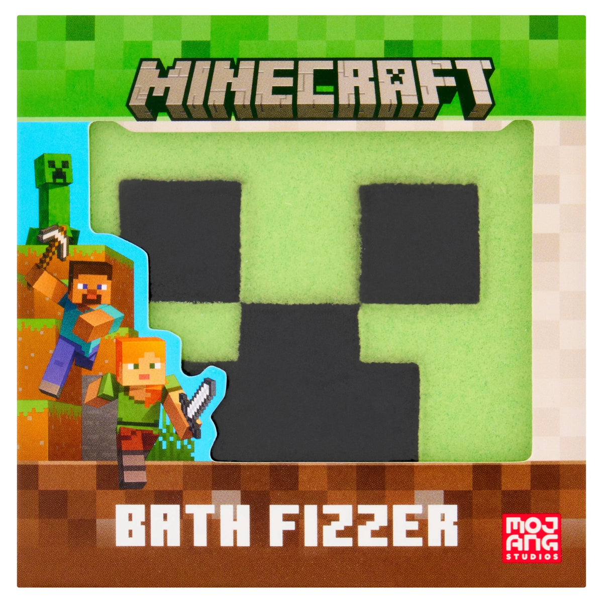 Creeper Bath Fizzer 150g by MINECRAFT at The British Vault