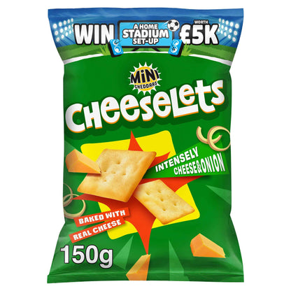 Cheeselets Cheese & Onion Baked by MINI CHEDDARS