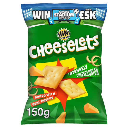 Cheeselets Cheese & Onion Baked by MINI CHEDDARS