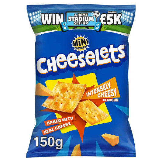 Cheeselets Intensely Cheesy Flavour 150g by MINI CHEDDARS