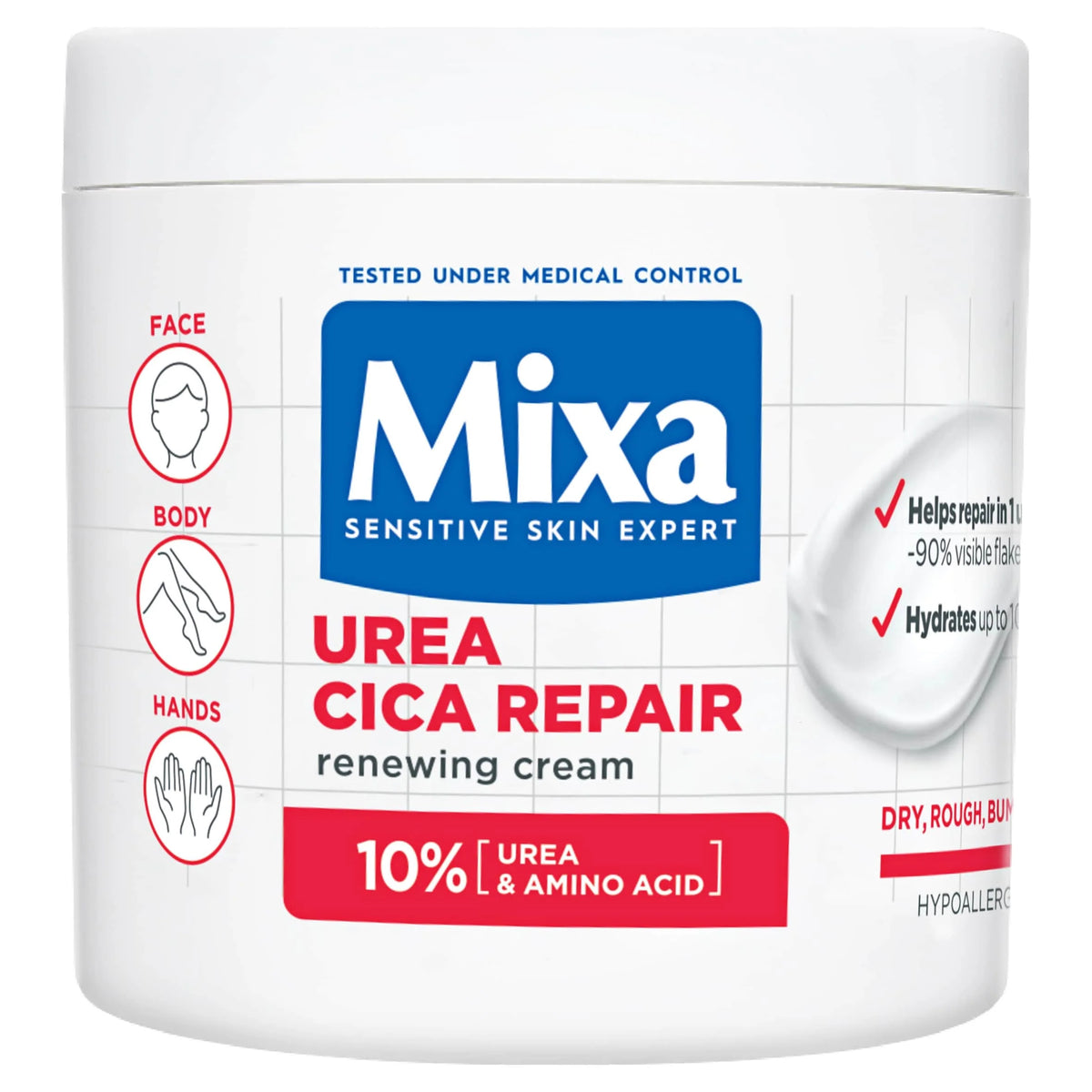 Urea Cica Repair Renewing Cream 400ml by Mixa