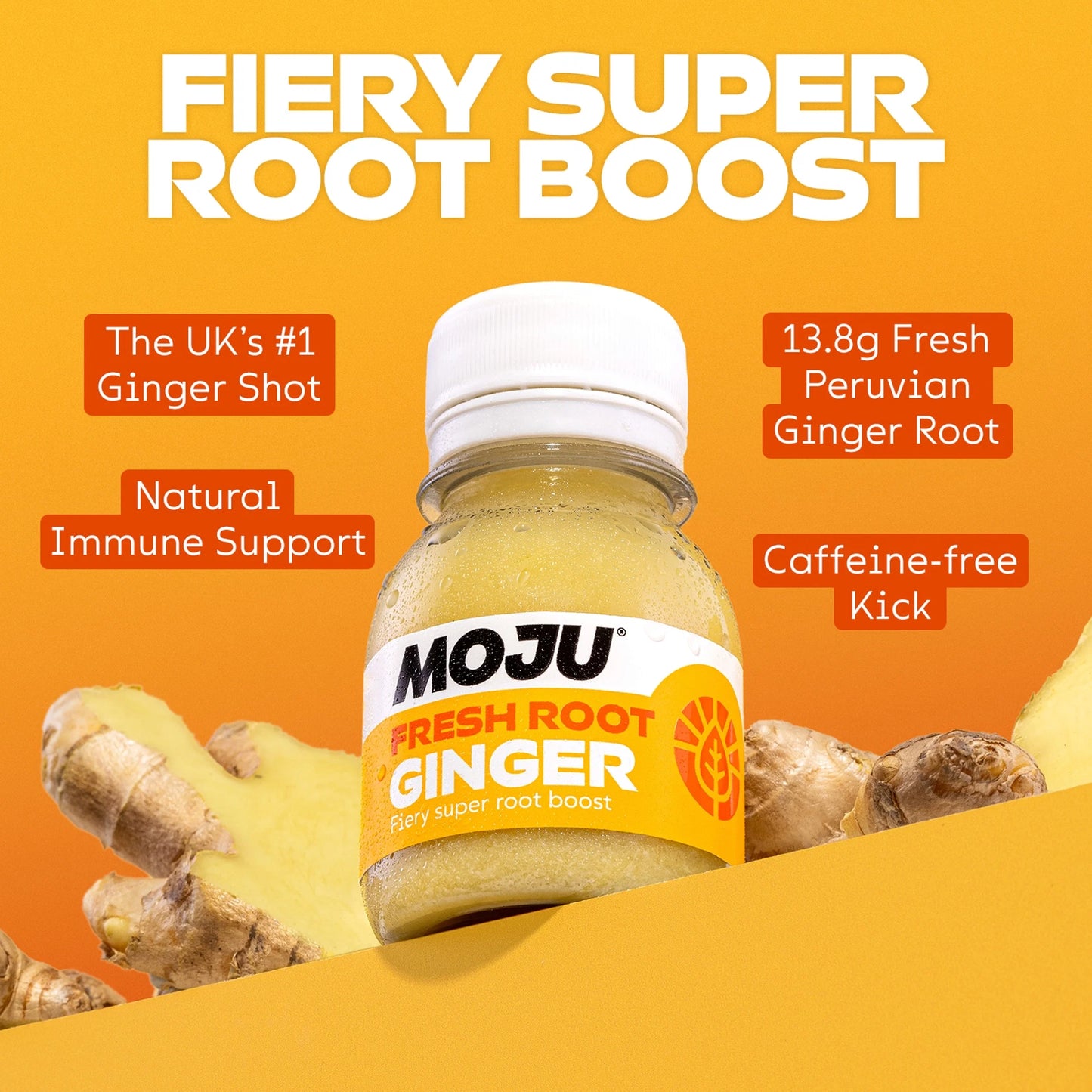 Fresh Root Ginger Shot 60ml by MOJU